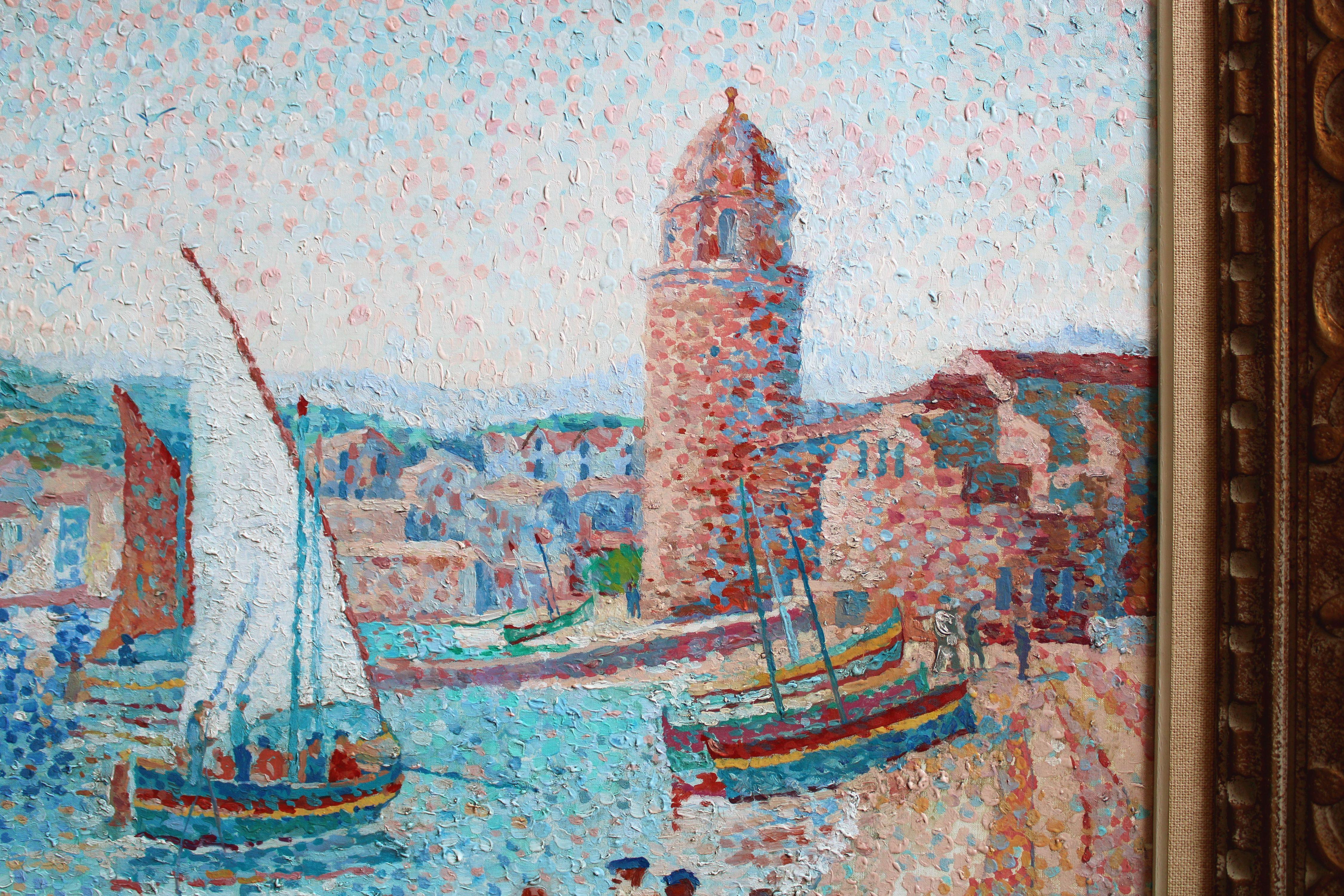 Collioure. Oil on canvas 50, 5 x 61 cm For Sale 8