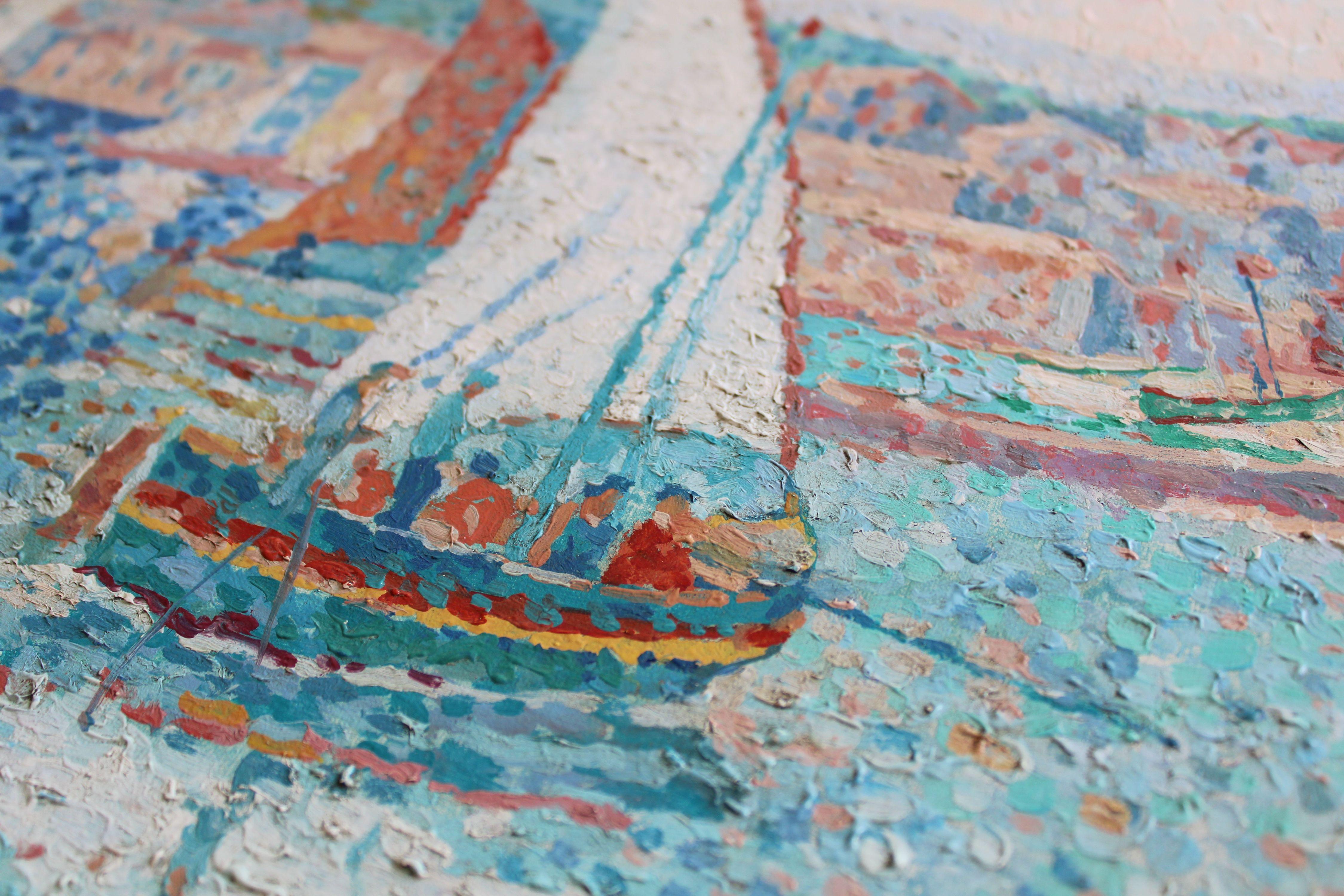 Collioure. Óleo sobre lienzo 50, 5 x 61 cm en venta 9