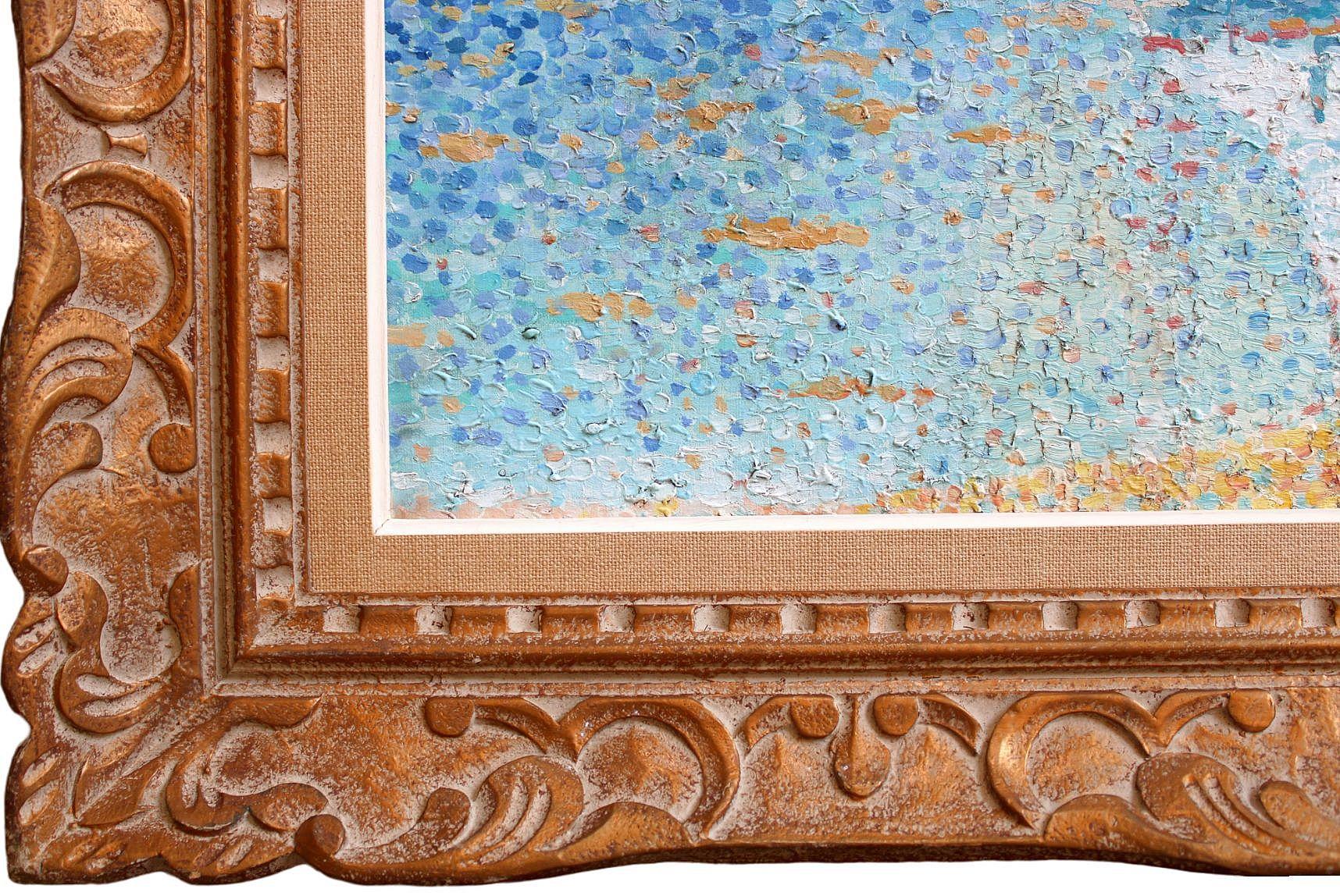 Collioure. Oil on canvas 50, 5 x 61 cm For Sale 14
