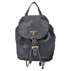 Prada Canvas backpack size Unique