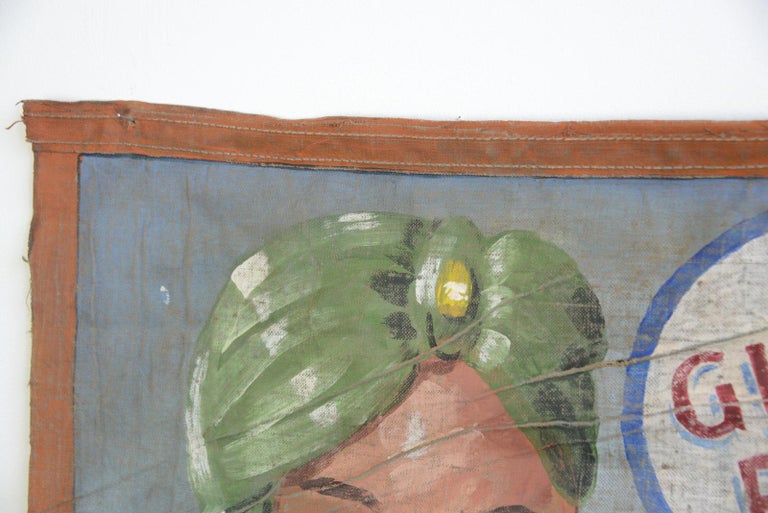 Canvas Circus Banner Fortune Teller, circa 1950s at 1stDibs