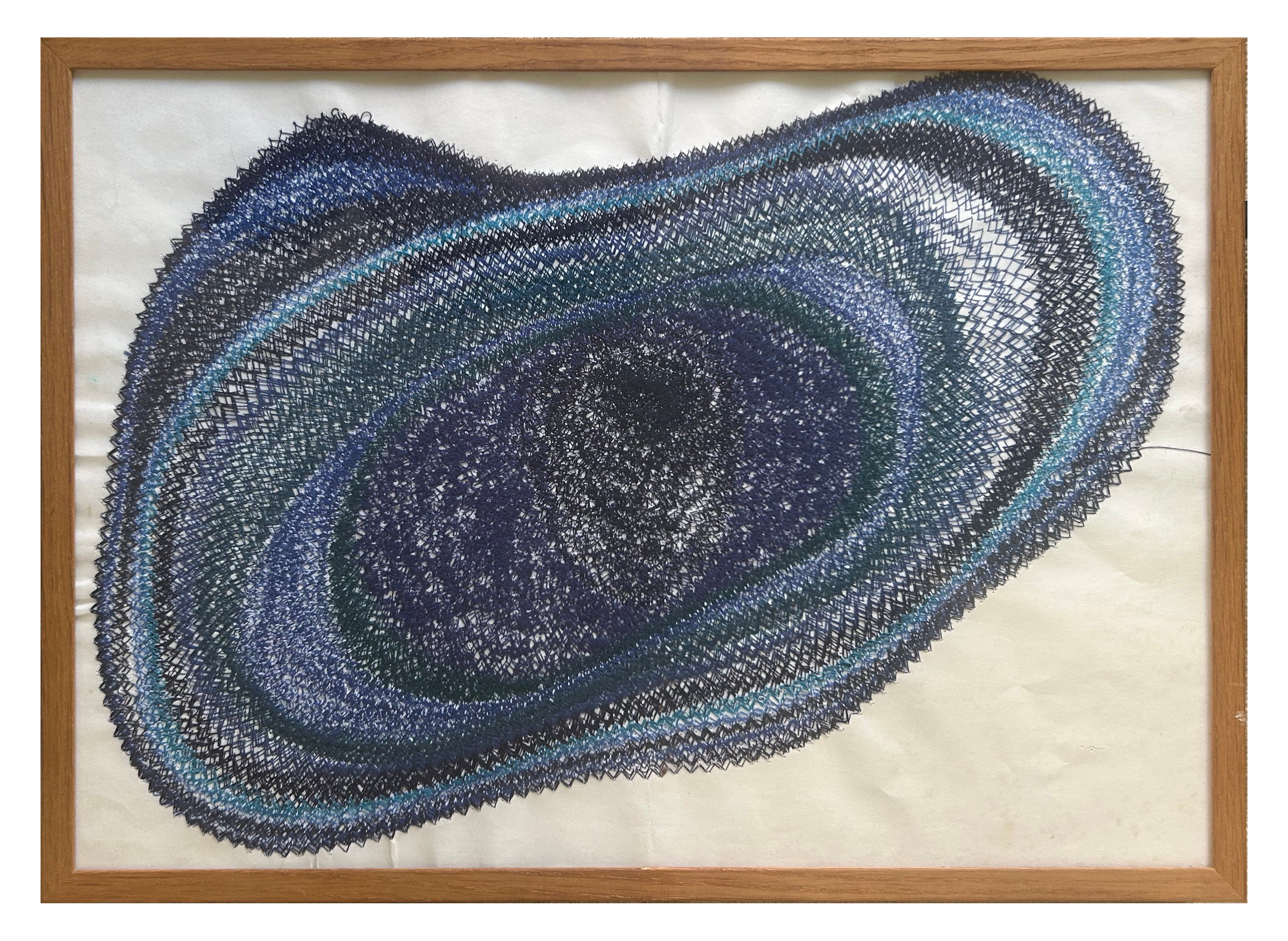 Canvas Cotton thread on paper Tatiana Wolska 2011