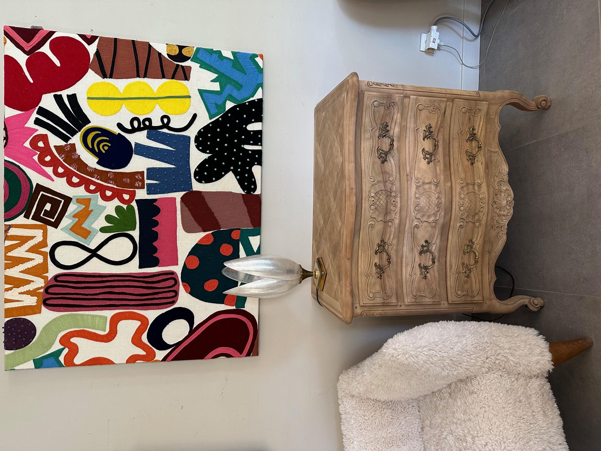 Canvas Covered with a Fabric By Pierre Frey and Designed by Emily Jackson 6
