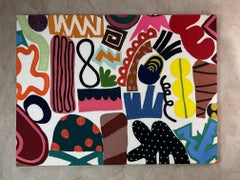 Canvas Covered with a Fabric By Pierre Frey and Designed by Emily Jackson