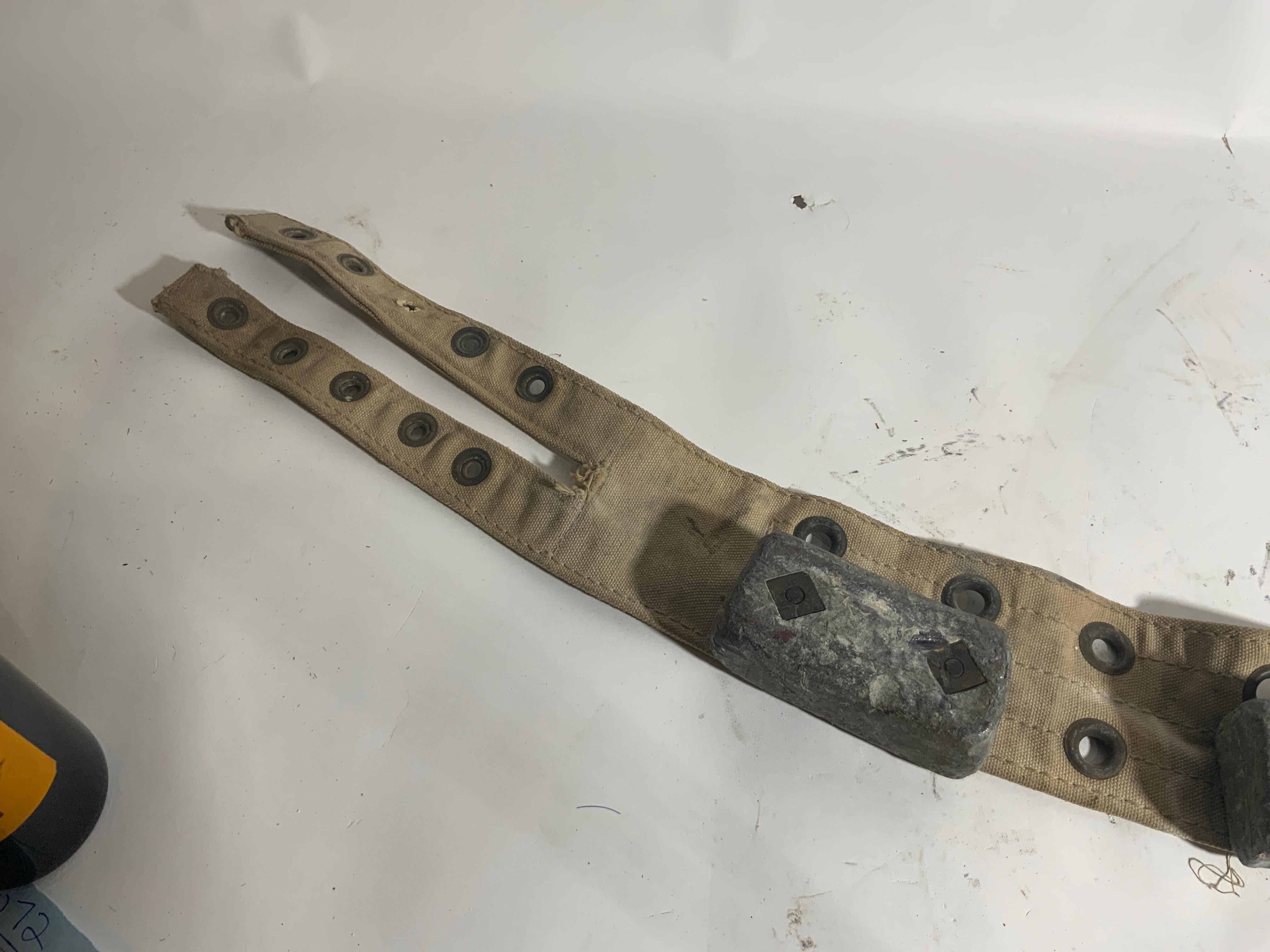 Ceinture de plongée en toile Bon état - En vente à Norwell, MA
