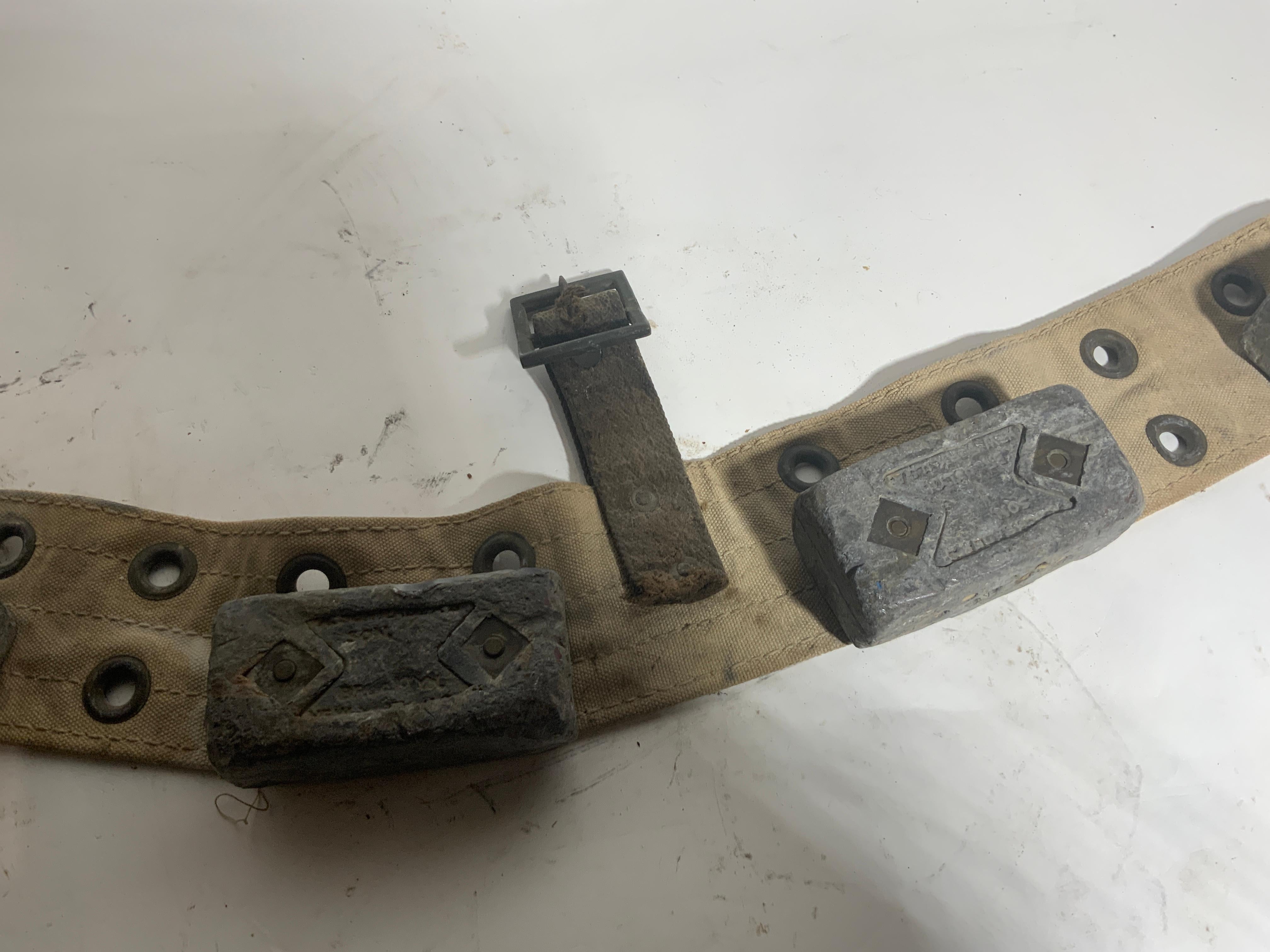 Fin du 20e siècle Ceinture de plongée en toile en vente