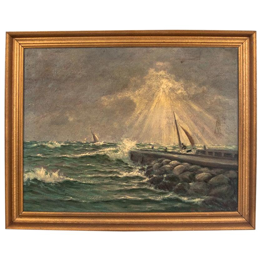 Canvas "Light During a Storm" For Sale