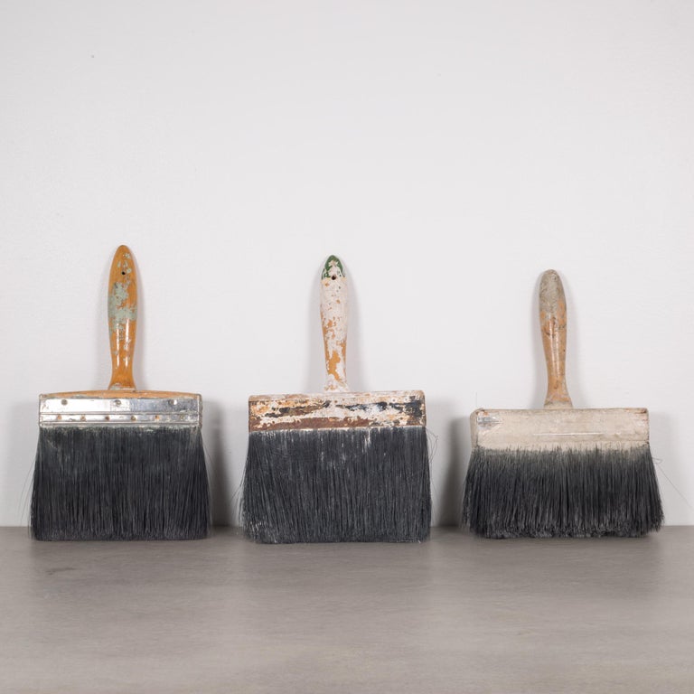 Canvas Lineman Tool Caddy with Paint Brushes by Klein Tools, circa 1920