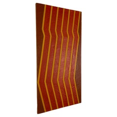 Canvas painting with geometric decoration, 1962