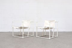 Canvas Pastoe Cube Lounge Chairs by Radboud Van Beekum