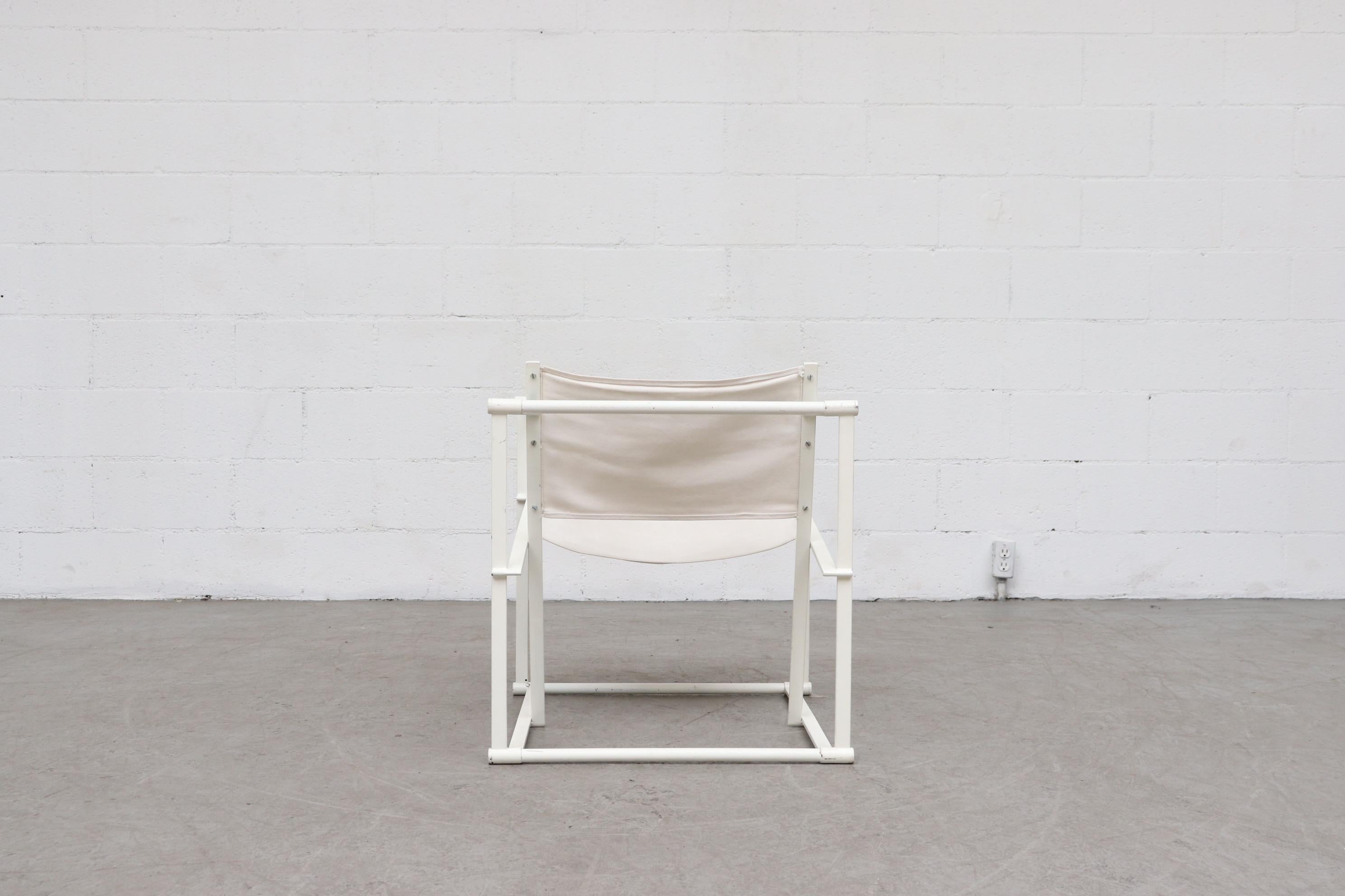 Late 20th Century Canvas Pastoe Cube Lounge Chairs by Radboud Van Beekum
