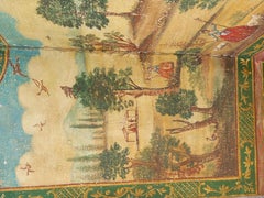 Canvas Screen With Hunting Scene Decor