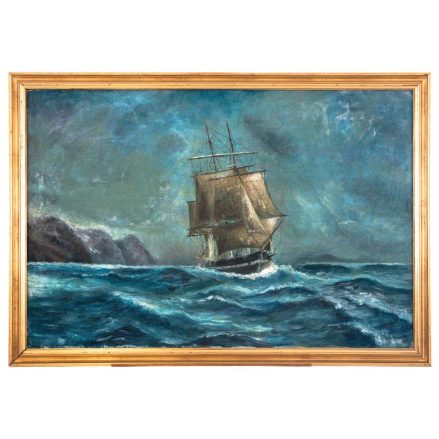 Canvas "Storm at sea".