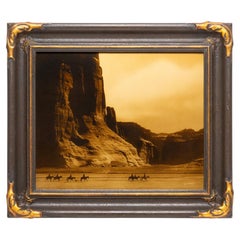 "Canyon de Chelly" by Edward Sheriff Curtis Goldtone