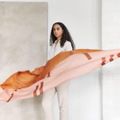 Canyon Handbestickt Handgewebt Modern Artisanal Schal