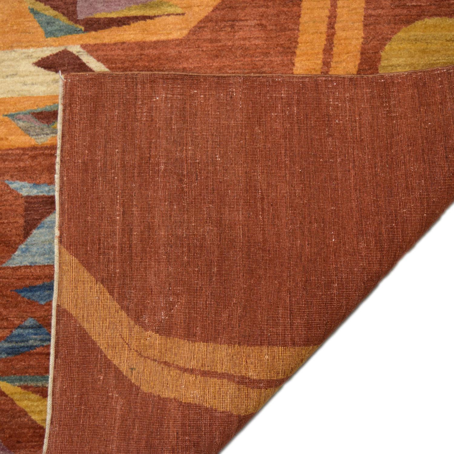 Orley Shabahang Wolle Contemporary Perserteppich, 4' x 6' (Pflanzlich gefärbt) im Angebot