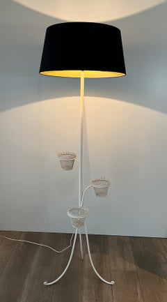 Cap d'Ail Collection Plant Holder Floor Lamp by Mathieu Matégot