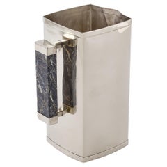 CAPA Large Pitcher, Alpaca Silver & Black Marble