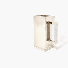 Hand-Crafted Large Pitcher by AIREDELSUR, Alpaca Silver & Marble