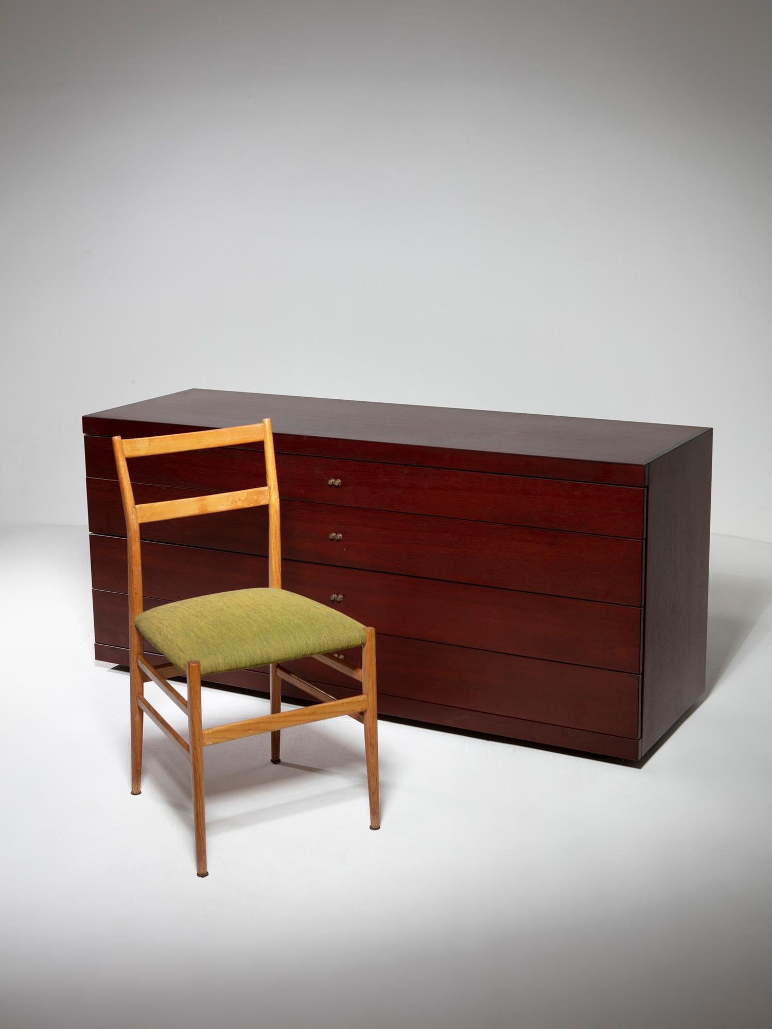 Capable MB84 Wood Chest of Drawers by Roberto Poggi for Poggi, Italy, 1990s For Sale 4