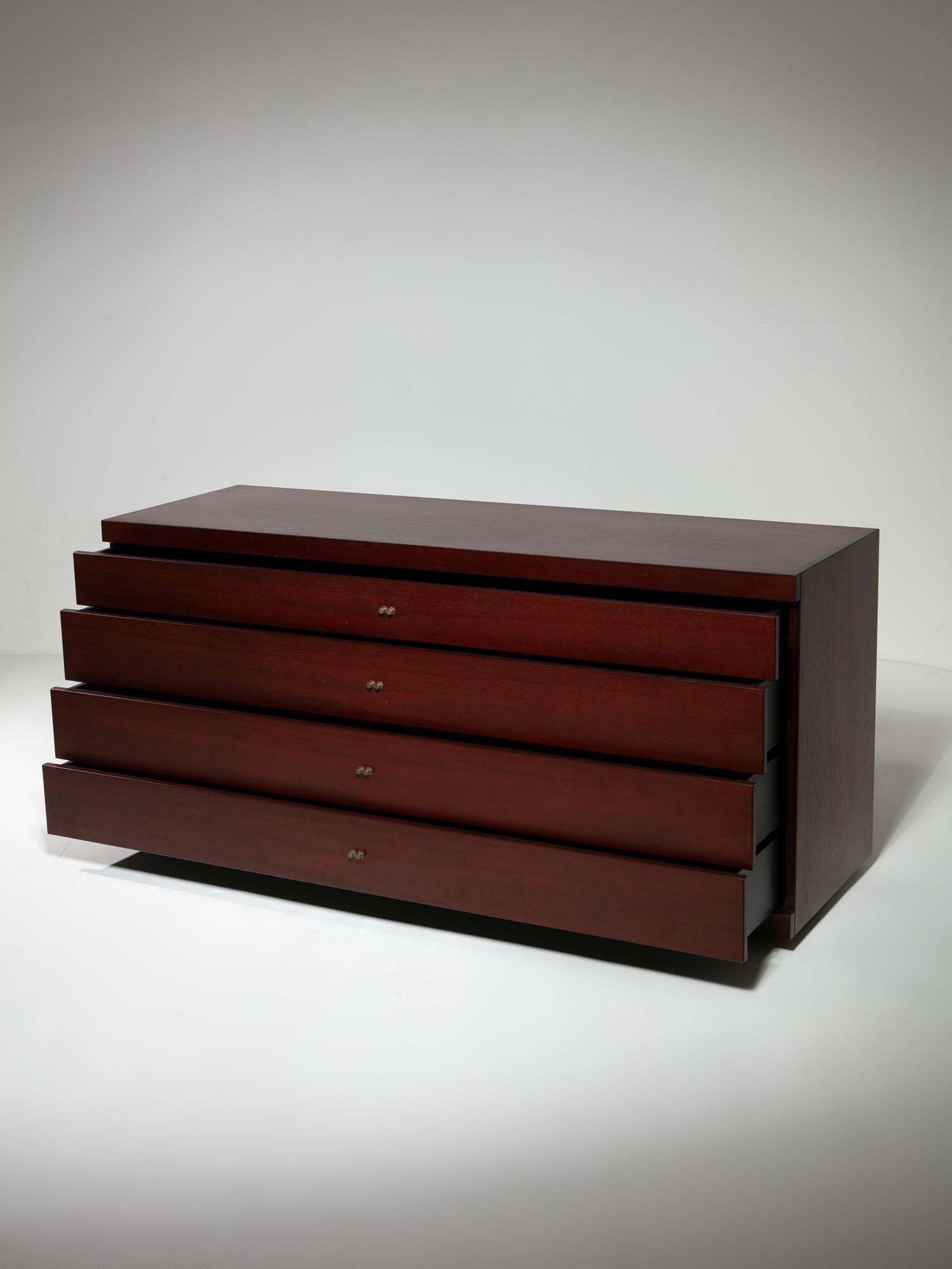Capable MB84 Wood Chest of Drawers by Roberto Poggi for Poggi, Italy, 1990s For Sale 2