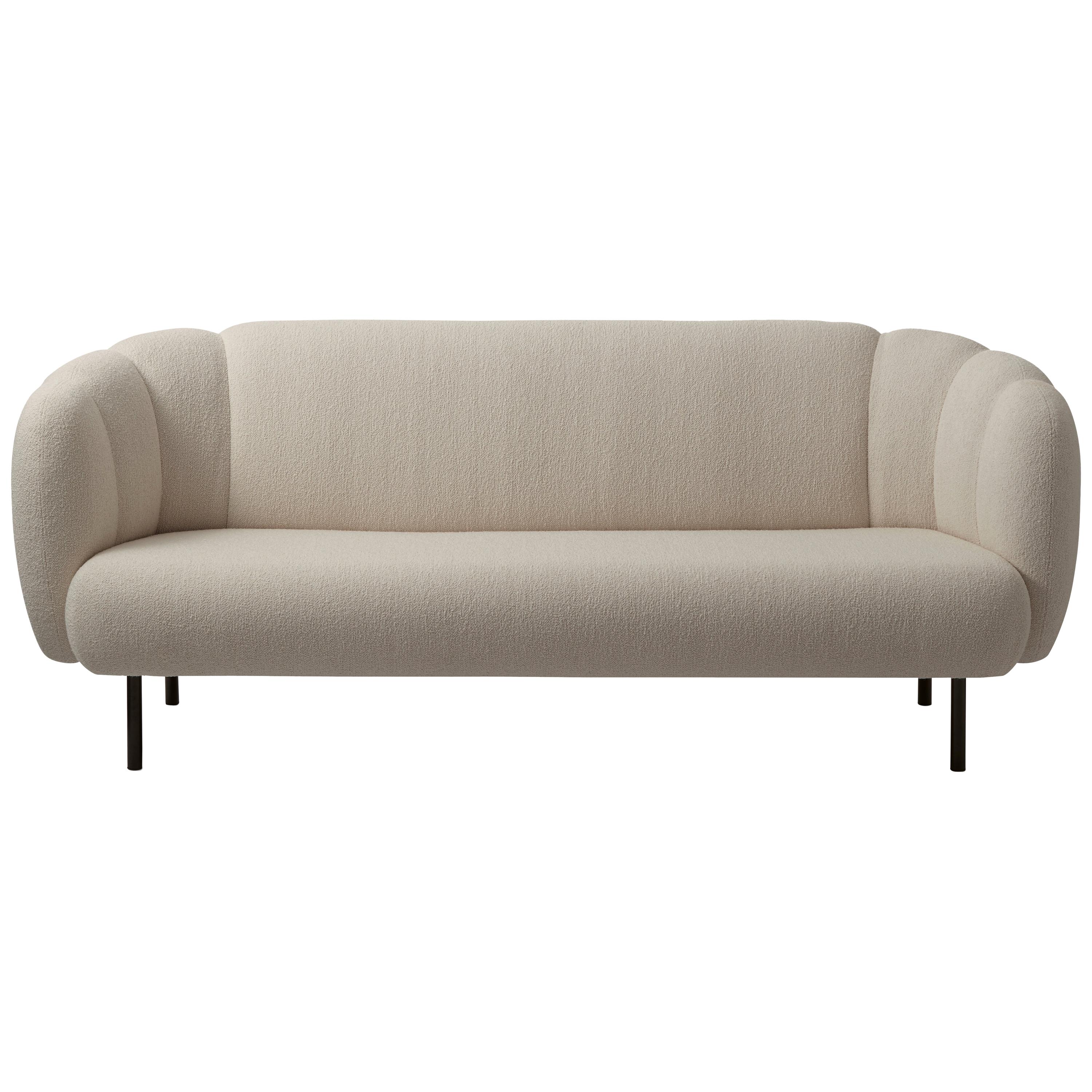 For Sale: Gray (Barnum 2) Cape 3-Seat Stitch Sofa, by Charlotte Høncke from Warm Nordic