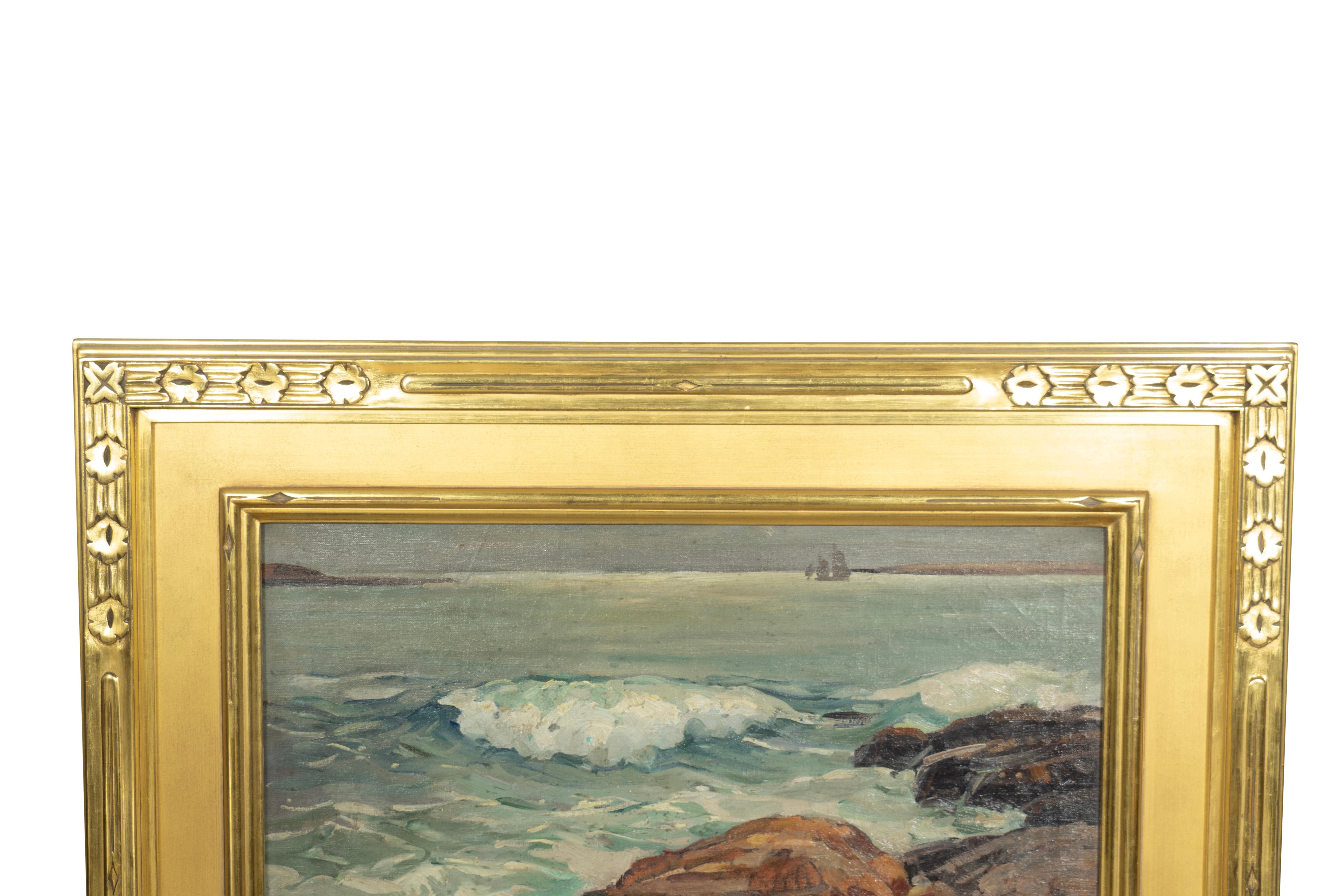 Cape Ann Oil On Canvas Painting By Lester Stevens For Sale 8