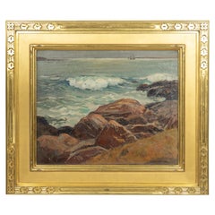 Cape Ann, dipinto a olio su tela di Lester Stevens