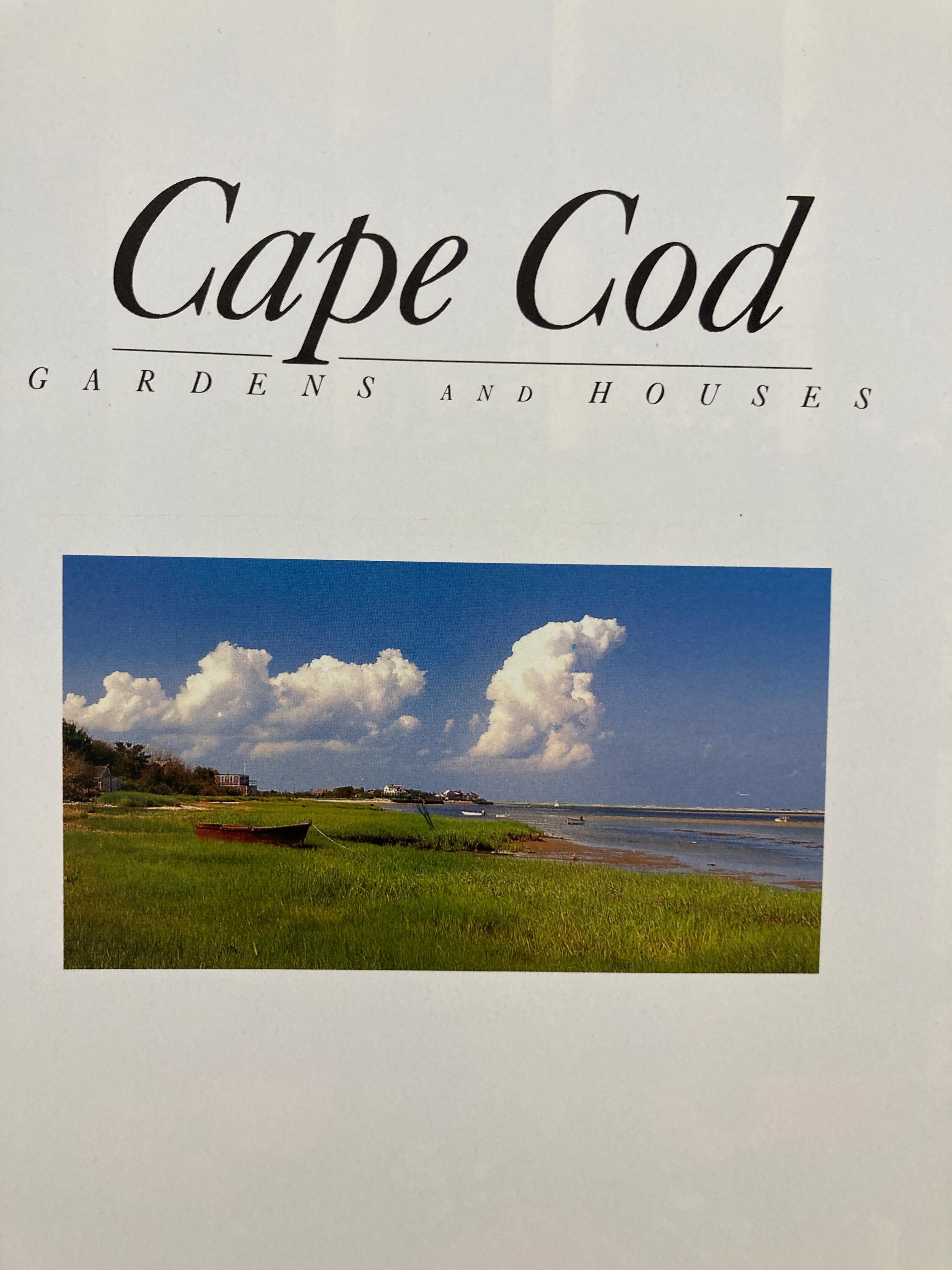 Cape Cod Gardens and Houses by Catherine Fallin Taylor Lewis Hardcover Book In Good Condition In North Hollywood, CA