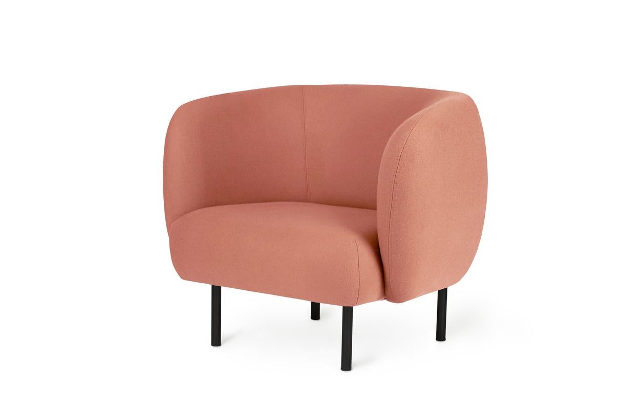 Post-Modern Cape Lounge Chair Blush by Warm Nordic For Sale