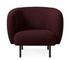 Cape Lounge Chair Burgundy by Warm Nordic