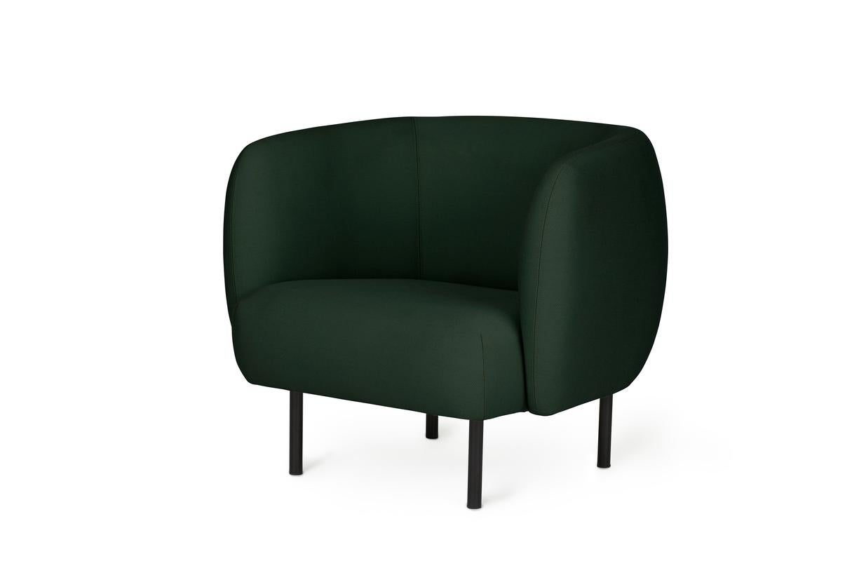 Post-Modern Cape Lounge Chair Forest Green by Warm Nordic For Sale