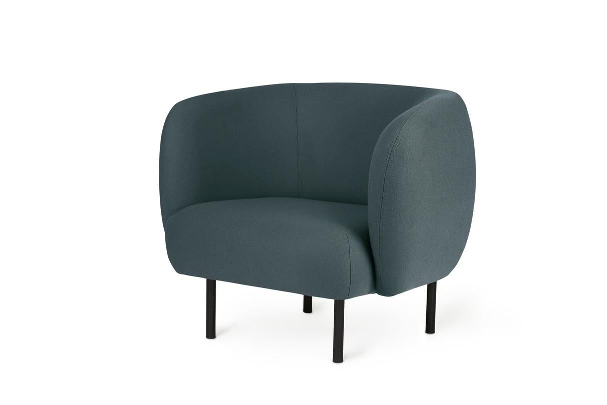 Post-Modern Cape Lounge Chair Petrol by Warm Nordic For Sale