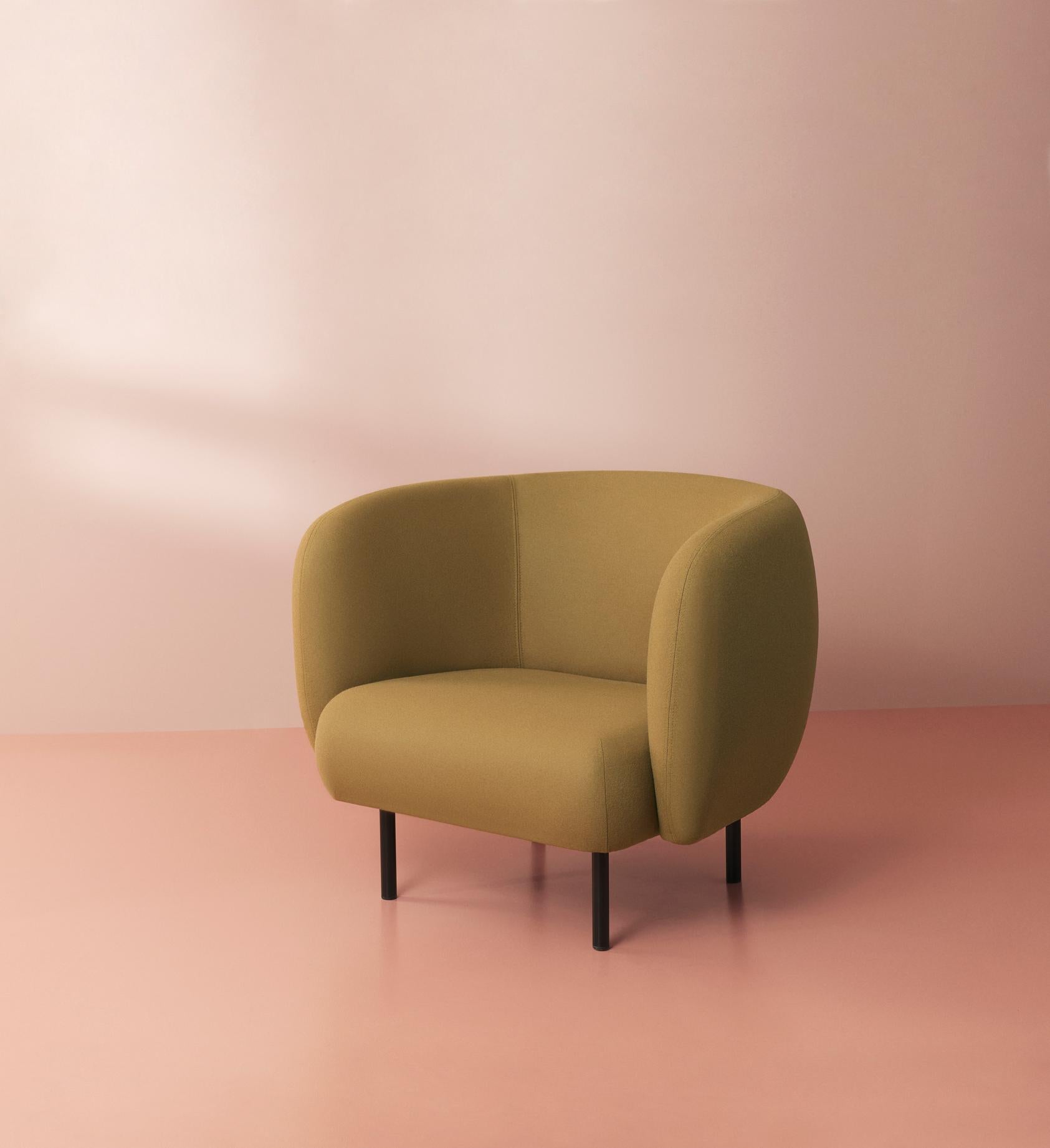 Danish Cape Lounge Chair Terracotta by Warm Nordic For Sale