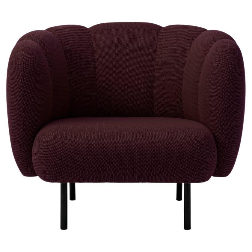 Fauteuil de salon cape avec points bourgogne de Warm Nordic