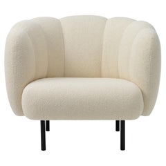 Cape Lounge Chair with Stitches Cream by Warm Nordic