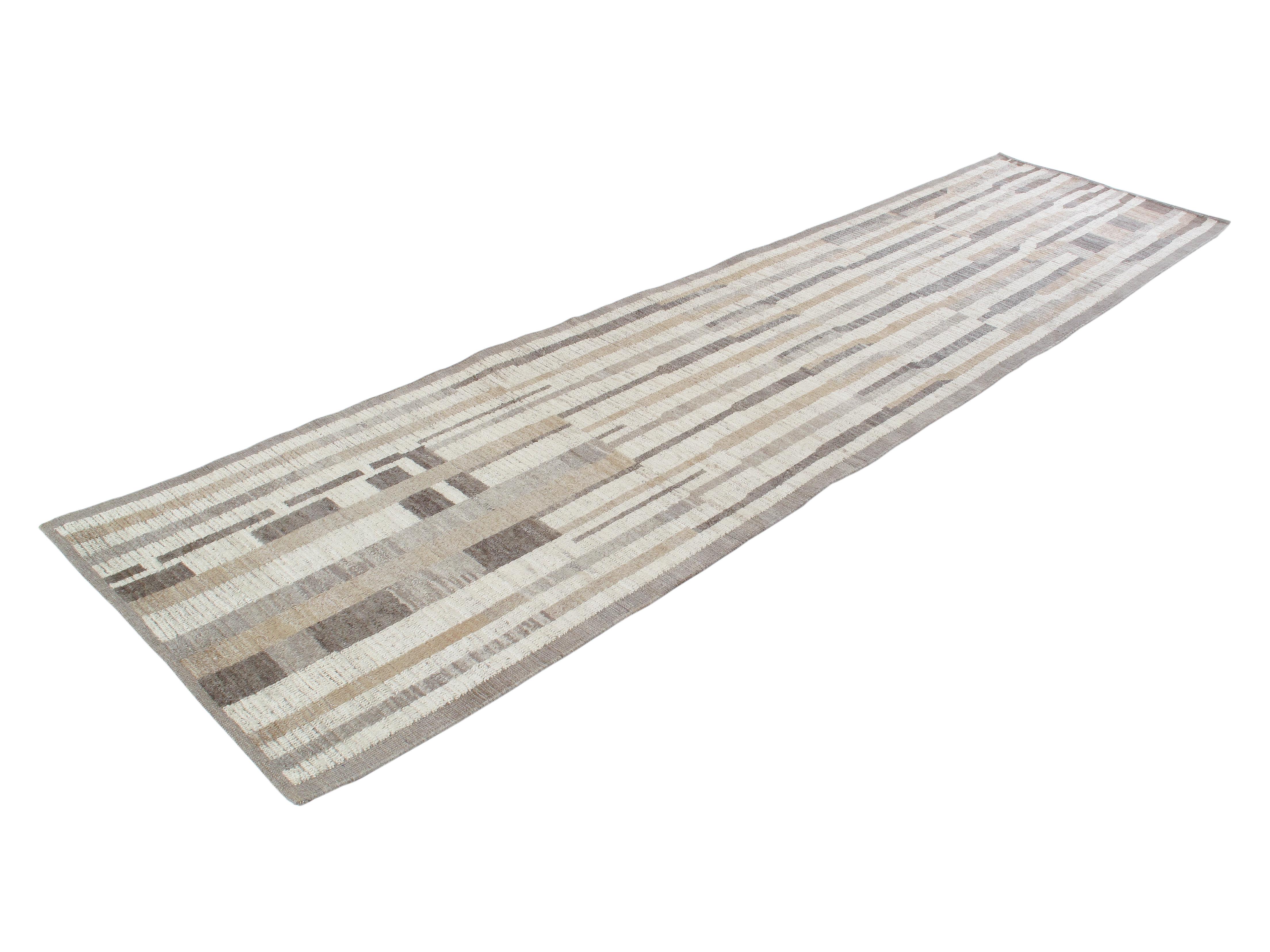 Hand-Knotted Cape Town Runner For Sale