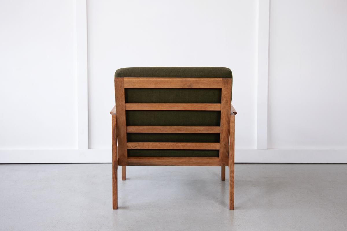 Fabric 'Capella' armchair by Illum Wikkelsø for Niels Eilersen, Danish, Mid Century