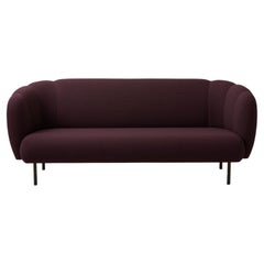 Caper 3 Seater With Stitches Burgundy by Warm Nordic