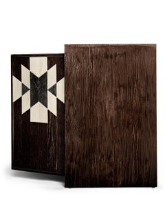 Capistrano Credenza in Chocolate and Onyx Finish by Innova Luxuxy Group