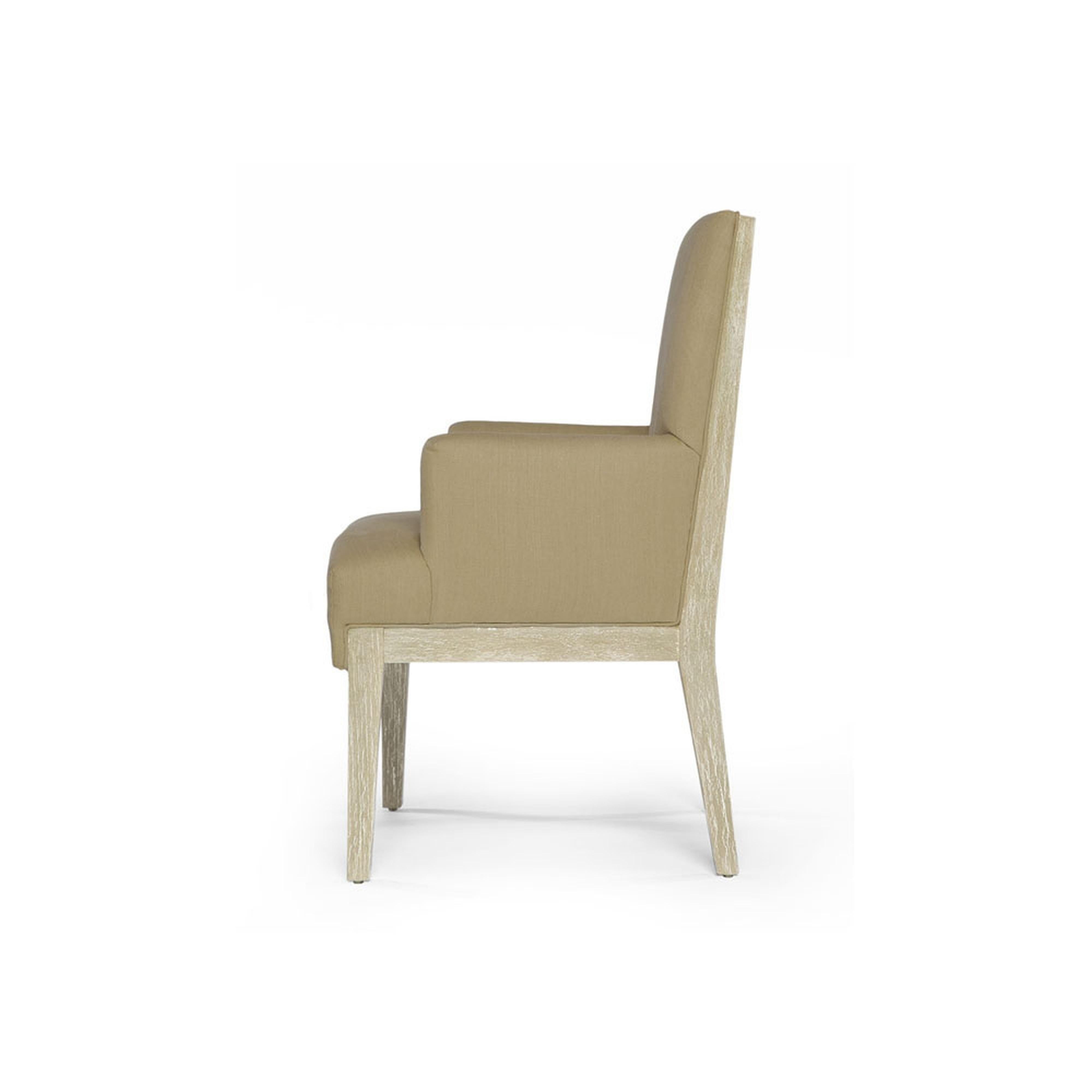 brass frame armchair