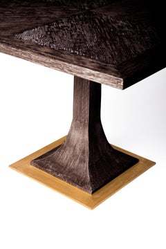 Capistrano Dining Table in Chocolate & Onyx Finish by Innova Luxuxy Group