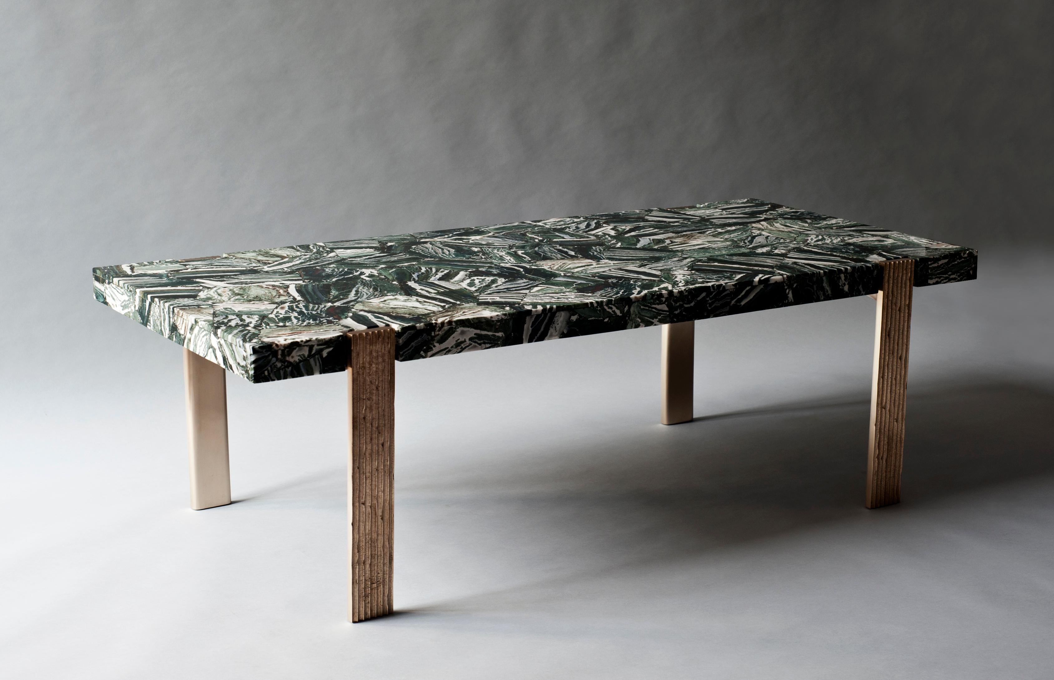 Bronze Capital Coffee Table by DeMuro Das