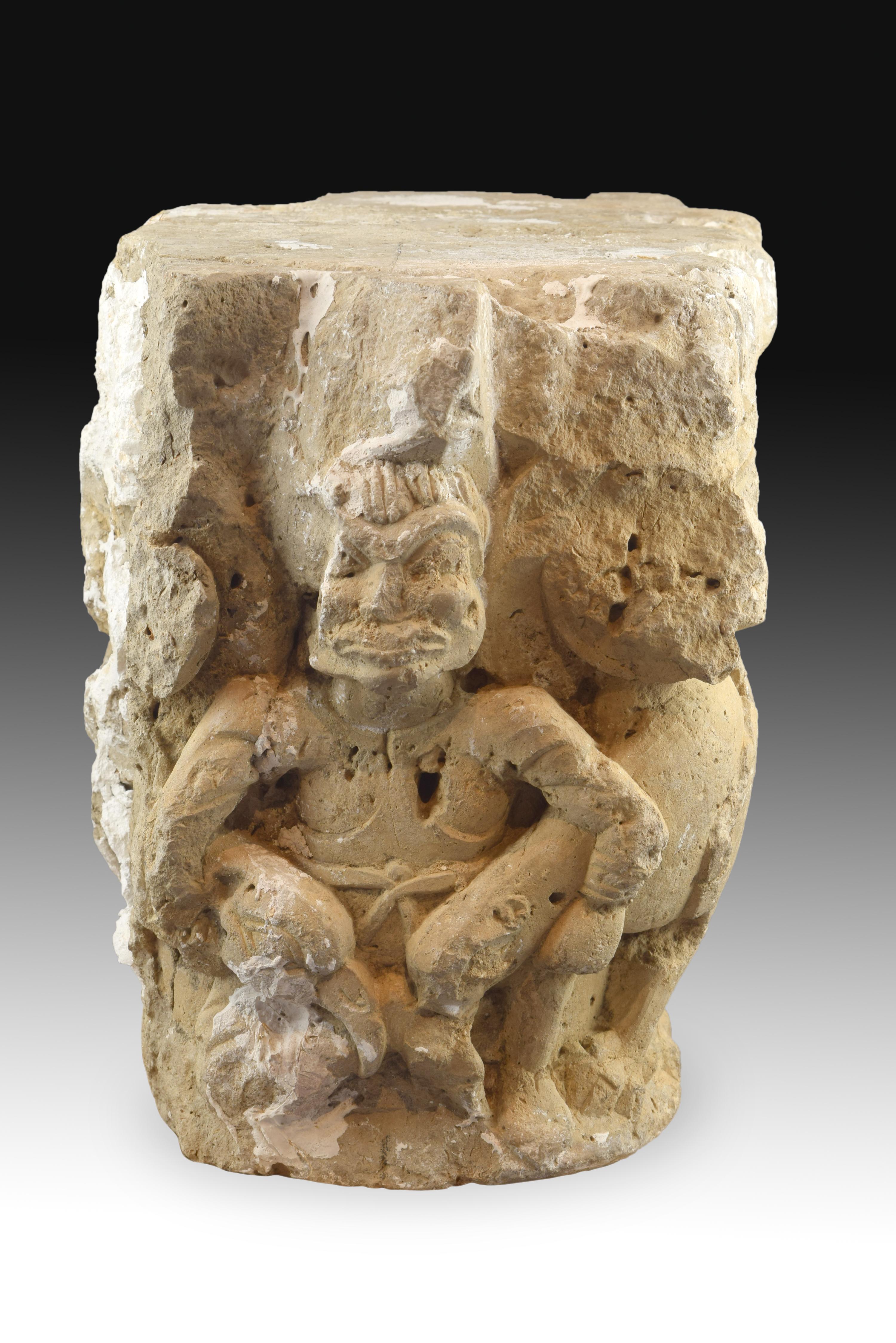 18th Century and Earlier Capital, Limestone, 12th-13th Century