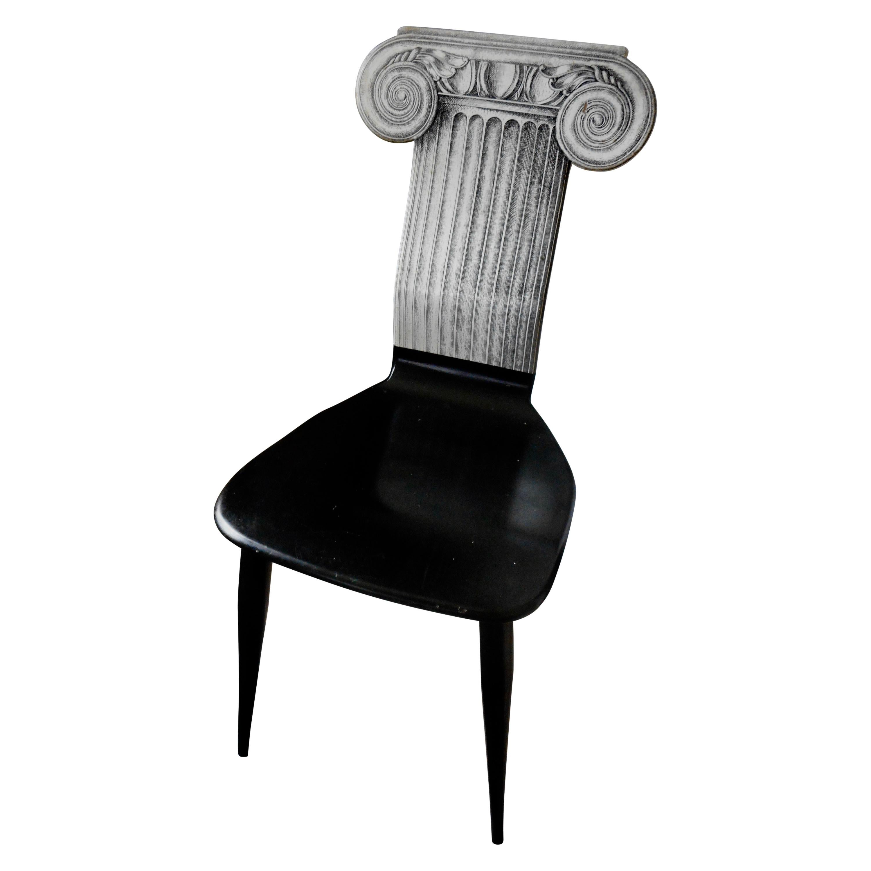 Capitello Chair by Fornasetti, Italy, 1988