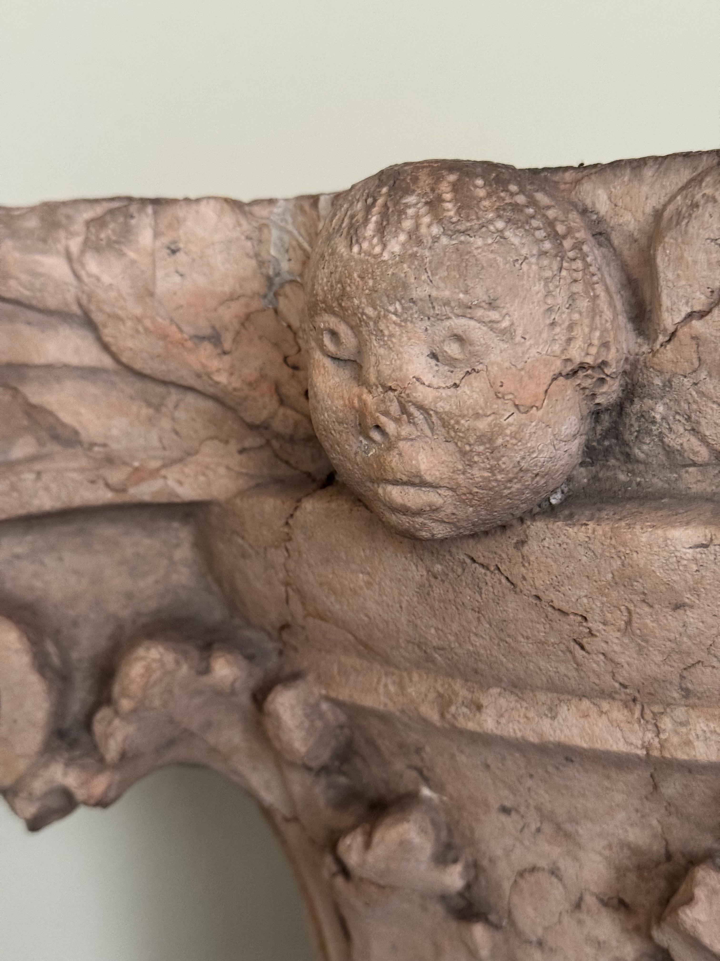 Capitello corinzio a foglie d'acanto in marmo rosso di Verona - fine XV secolo For Sale 1