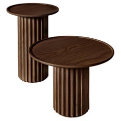 Capitello Solid Wood Coffee Table, Ash in Brown Finish, Contemporary