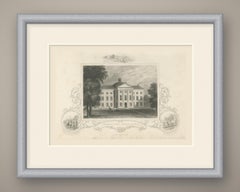 Capitol of North Carolina, Raleigh, Domed State House View, circa 1850