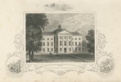 Capitol of North Carolina, Raleigh, Domed State House View, circa 1850