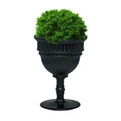 Capitol Planter and Champagne Cooler in Black Polyethylene by Studio Job